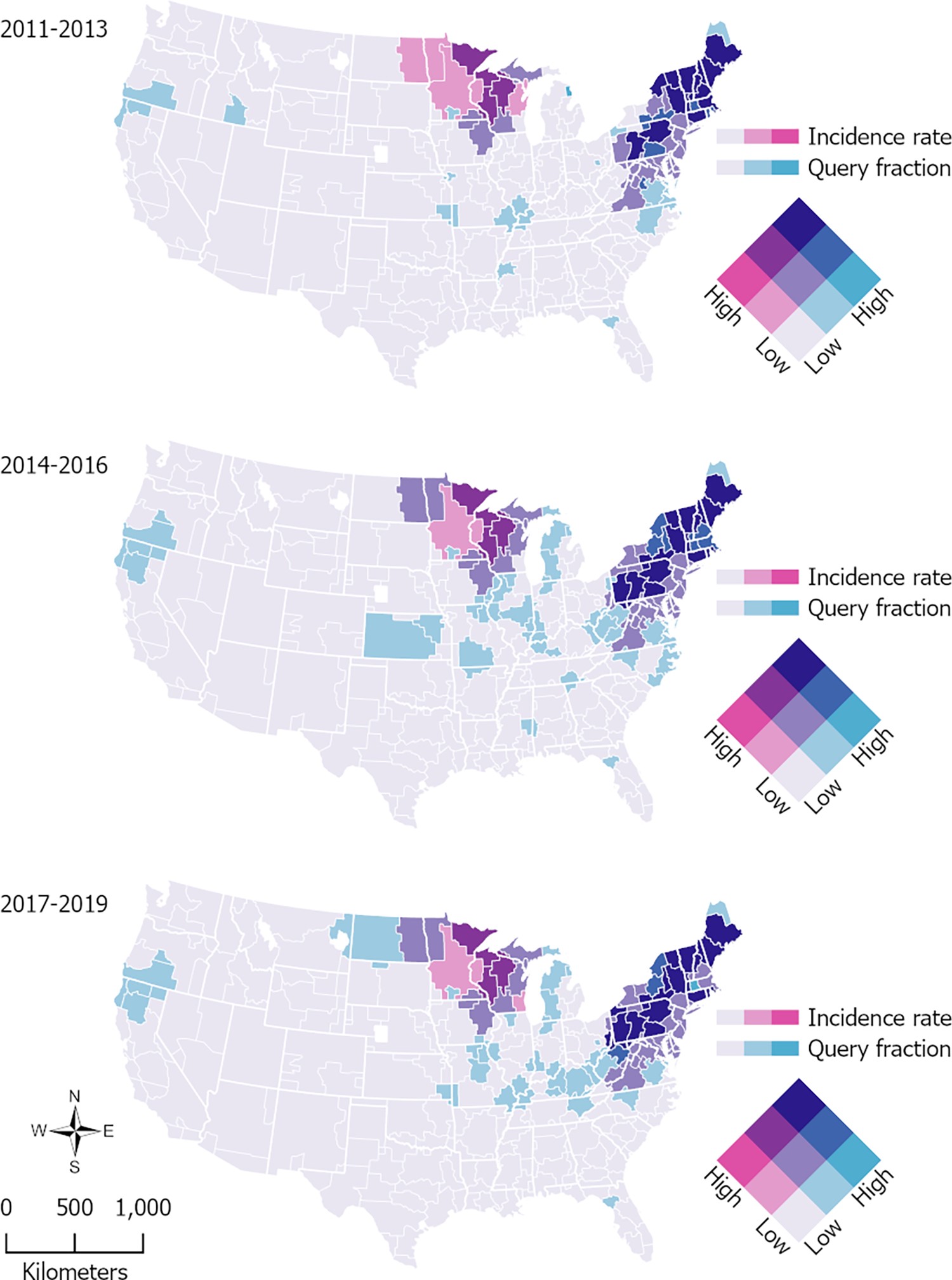 The Expanding Geographic Range and Rising Incidence